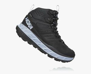 Hoka One One Women's Stinson Mid GORE-TEX Hiking Boots Black/Brown Canada Store [ISEFZ-6720]